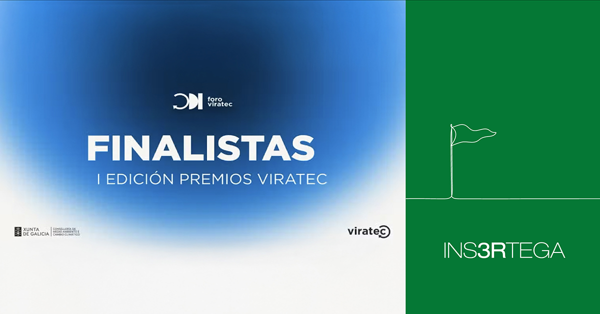 Nos sentimos muy orgullosos de anunciar que INSERTEGA fue finalista en la I edición de los Premios Viratec